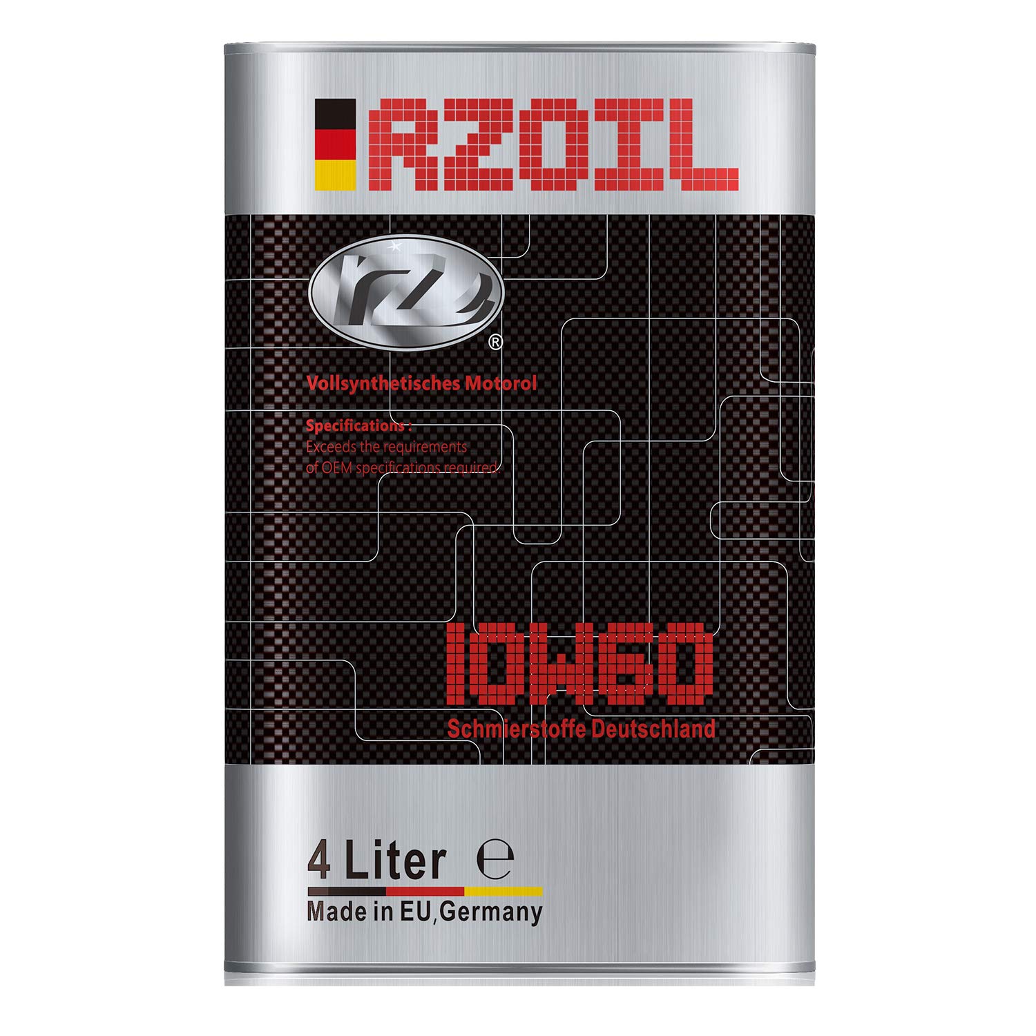 RZOIL 10W60 Motoröl | Vollsynthetisch | Rennöl | RZ OIL TCM Technologie | Konzipiert für den Rennbetrieb von RZOIL