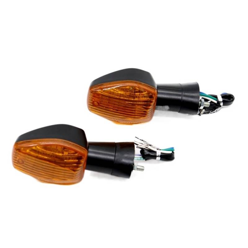 RaamKa Blinker Motorrad Hinten Blinker Anzeige Licht Fit for HONDA CBR1100XX 1997-2007 Motorrad Zubehör Blinker Lampe Birne Motorrad Blinker (Color : Amber) von RAAMKA