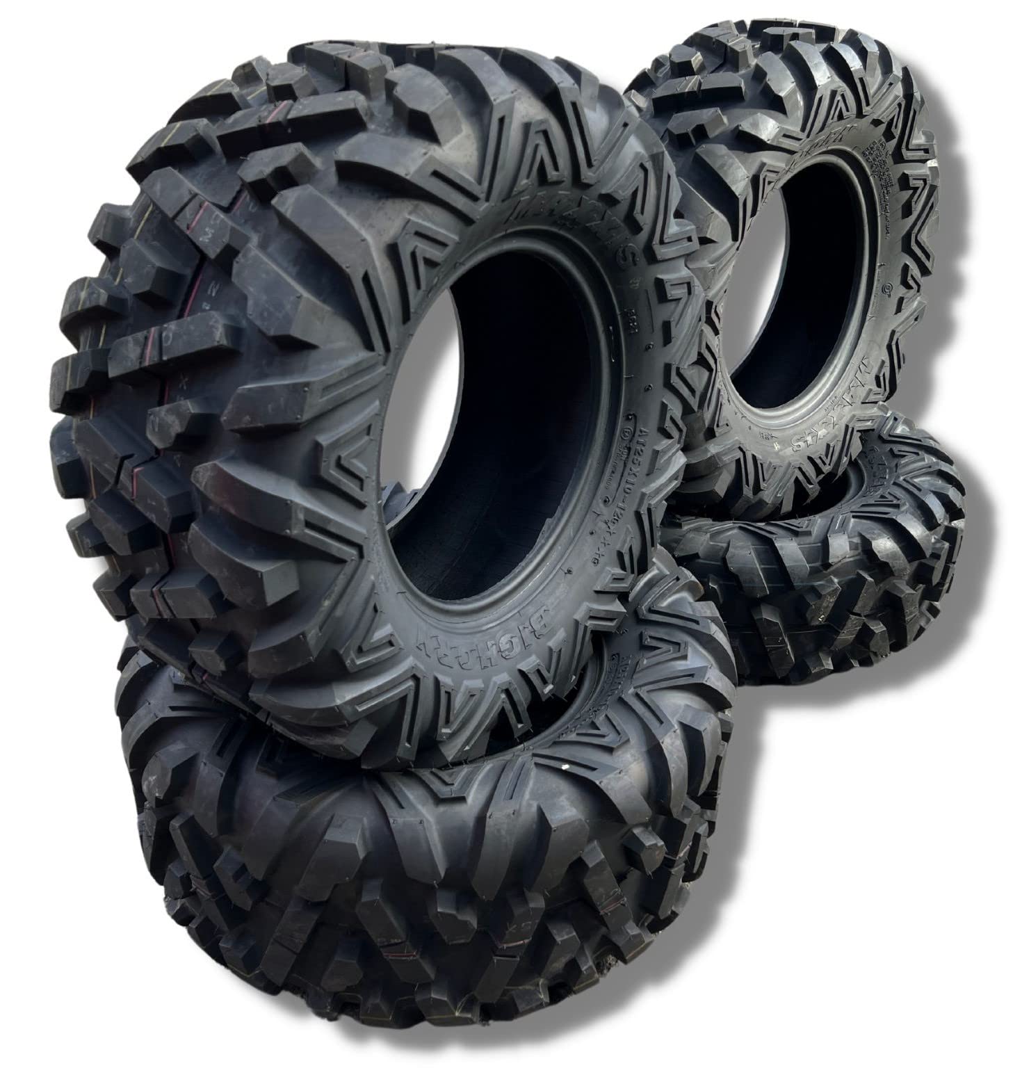 Maxxis Bighorn M917 / M918 Reifensatz 25x8-12 & 25x10-12 für Can Am Renegade Outlander 500 800 1000 von Race FX Limited