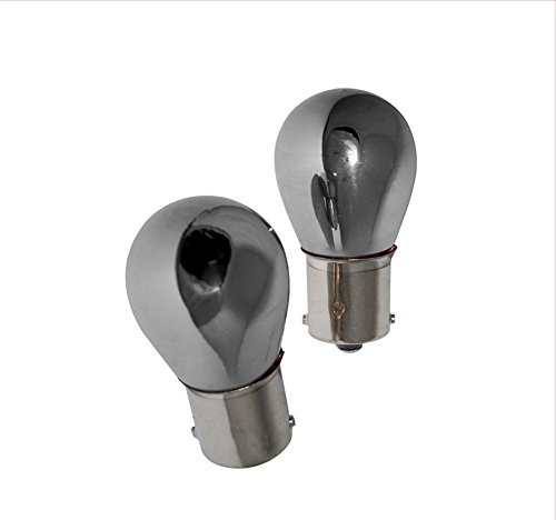 Leuchtmittel für Rückfahrscheinwerfer, weiß, verchromt, unsichtbar, P21 W BA15S, 12 V von Fcalvy