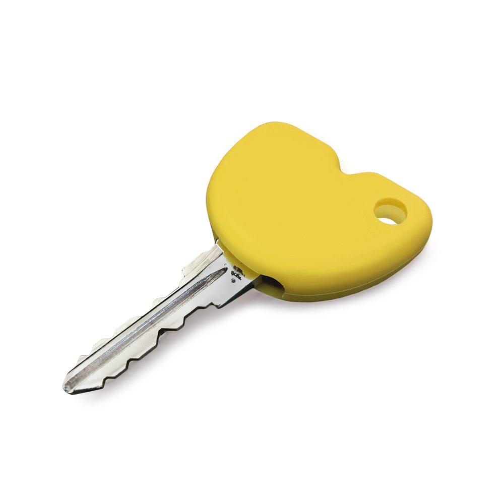 RACEFOXX Silikon Schlüsselcover, Schlüsseltasche, Schlüsselhülle, Hülle, Schlüssel, Cover, Rollerschlüssel, Roller Fernbedienung, gelb, für Vespa von WE ARE RACING. RACEFOXX.COM