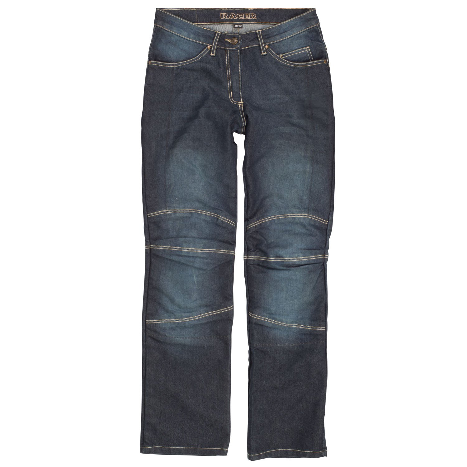 Racer 12267 Cordura Kevlar Stretch-Jeans, Blau gewaschen, Größe XXXXL Racer 12267 Cordura Kevlar Stretch-Jeans, Blau gewaschen, Größe XXXXL von Racer