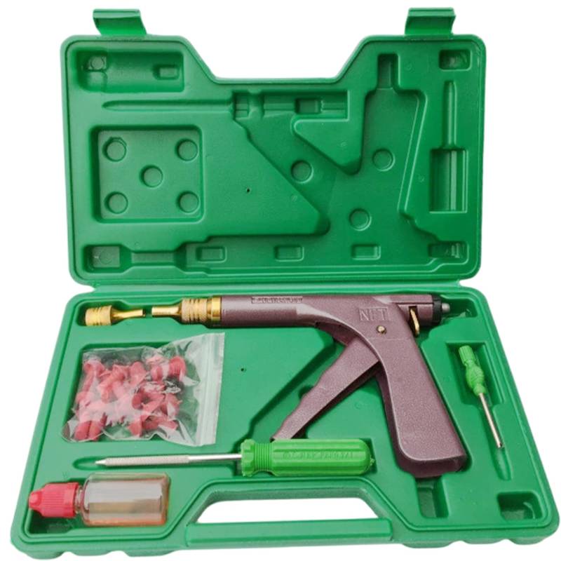 Reifenreparatur -Kit Heavy Duty Professional Sturdy Metal Tire Stecker mit Zubehör für Reifenpunktionen und Wohnungen auf Autos Motorräder Lastwagen Autowagenzubehör von Rachlicy