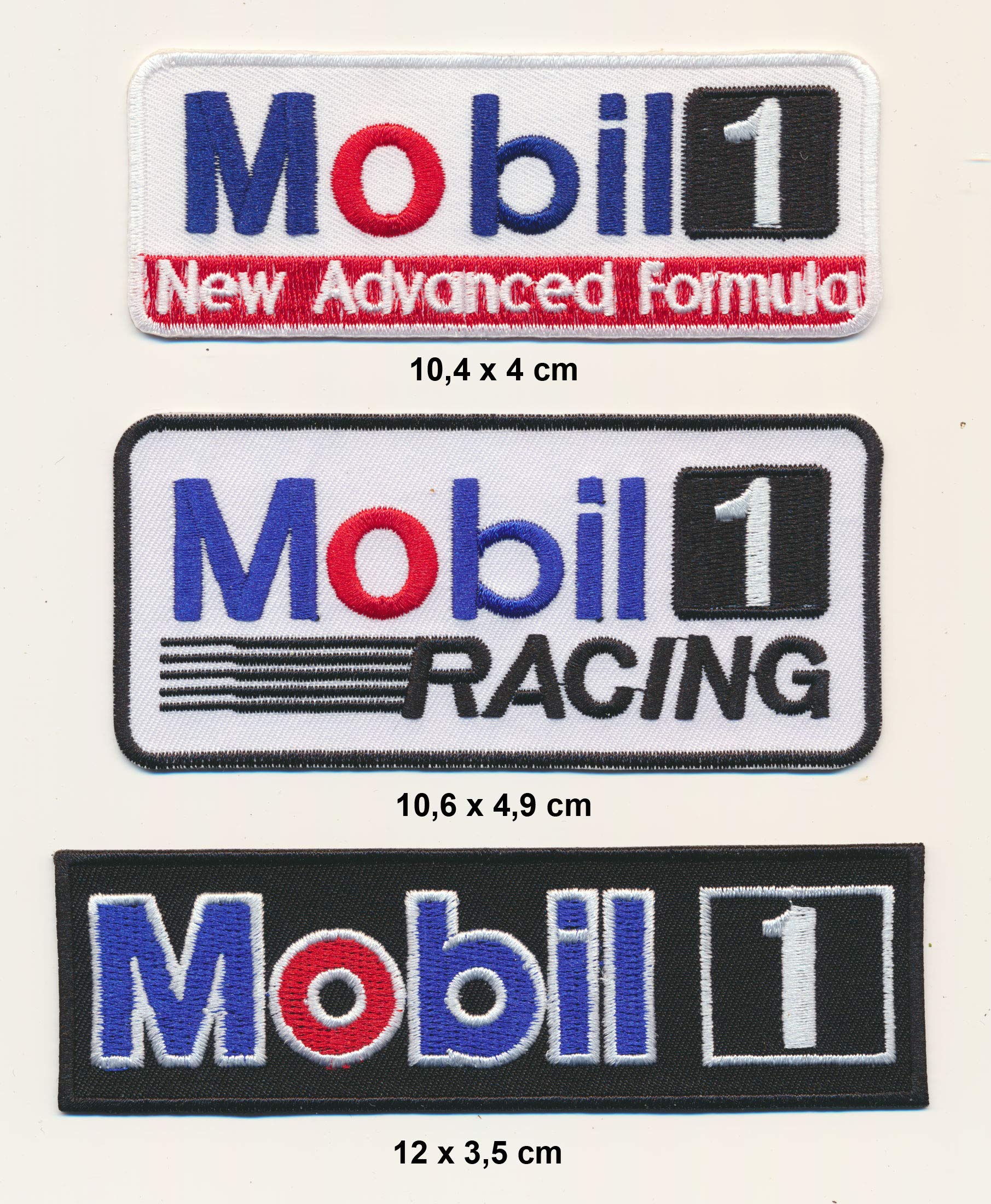 MOBIL Aufnäher Patches 3 Stück Set Motorenöl Racing Motorsport Rennsport MOBIL Aufnäher Patches 3 Stück Set Motorenöl Racing Motorsport Rennsport von Racing Classics