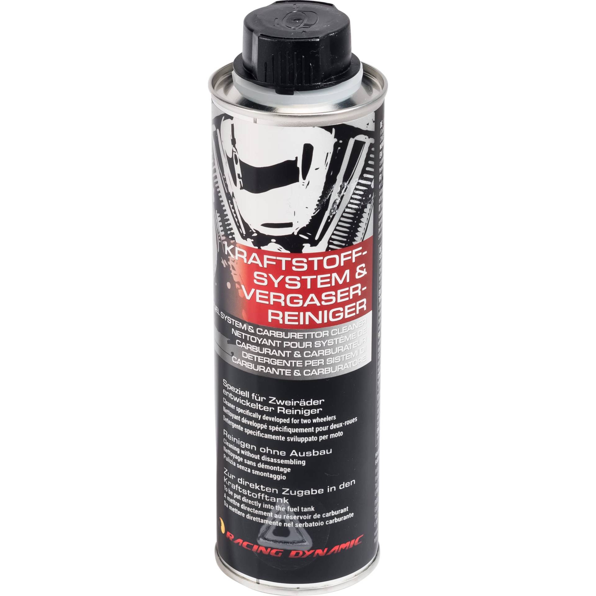 Racing Dynamic Benzinkraftstoffadditive Kraftstoffsystem & Vergaser Reiniger 270ml, Unisex, Multipurpose, Ganzjährig Racing Dynamic Benzinkraftstoffadditive Kraftstoffsystem & Vergaser Reiniger 270ml, Unisex, Multipurpose, Ganzjährig von Racing Dynamic