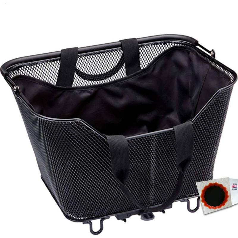 Racktime Lea Magnet-Innentasche Kohl schwarz + SCHLAUCHFLICKEN von Racktime