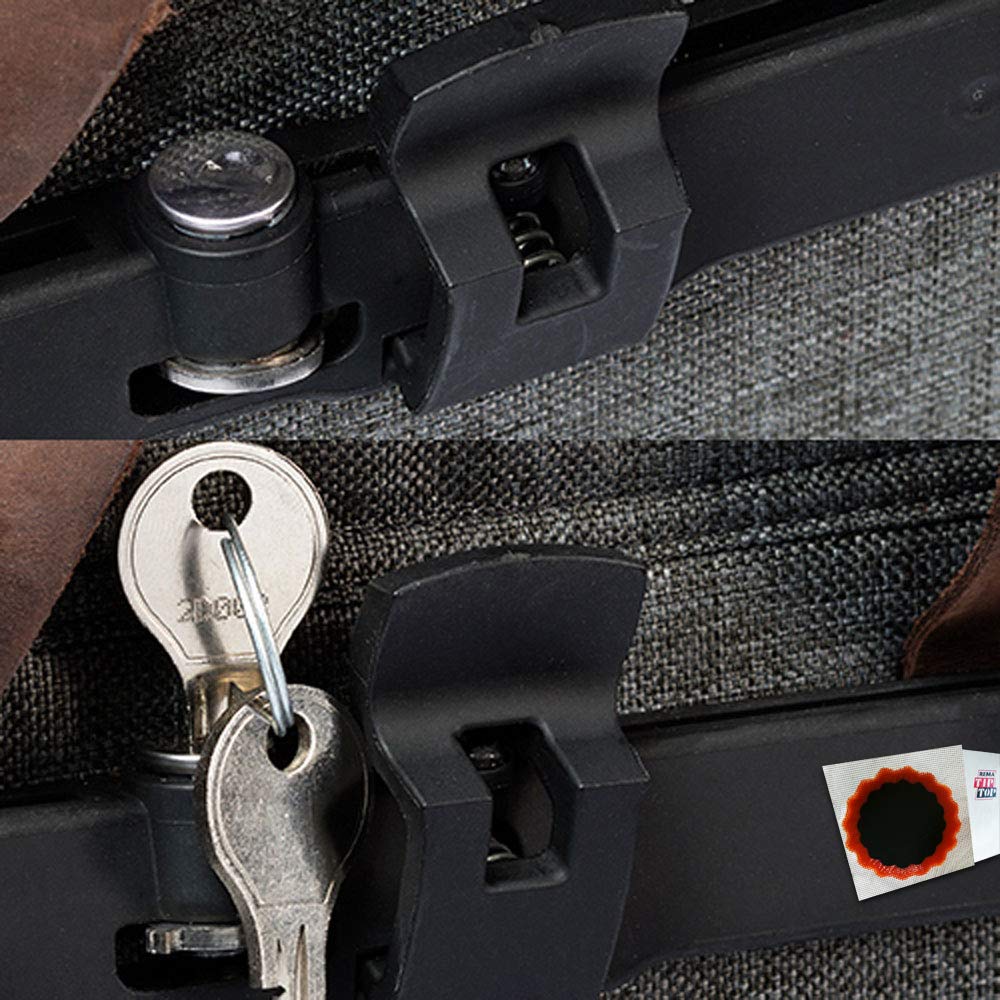 Racktime Secureit Sidebag Doppeltasche 2er-Set + SCHLAUCHFLICKEN von Racktime