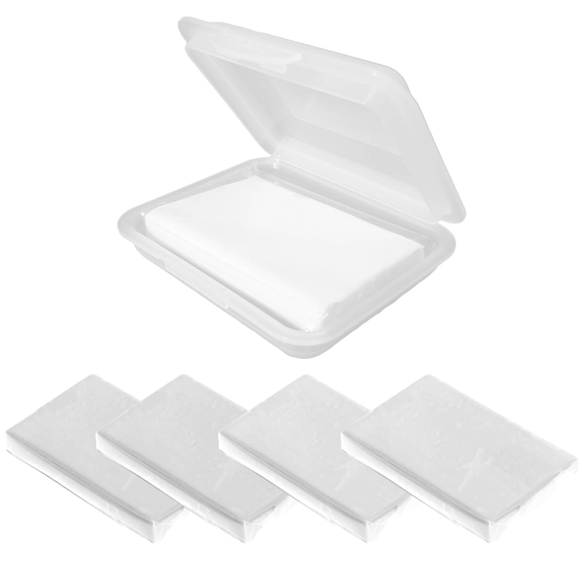 Reinigungsknete für Lack Lackreiniger für Auto Kfz, Wohnwagen und Wohnmobil (5 x Weiß+Box) von Radami