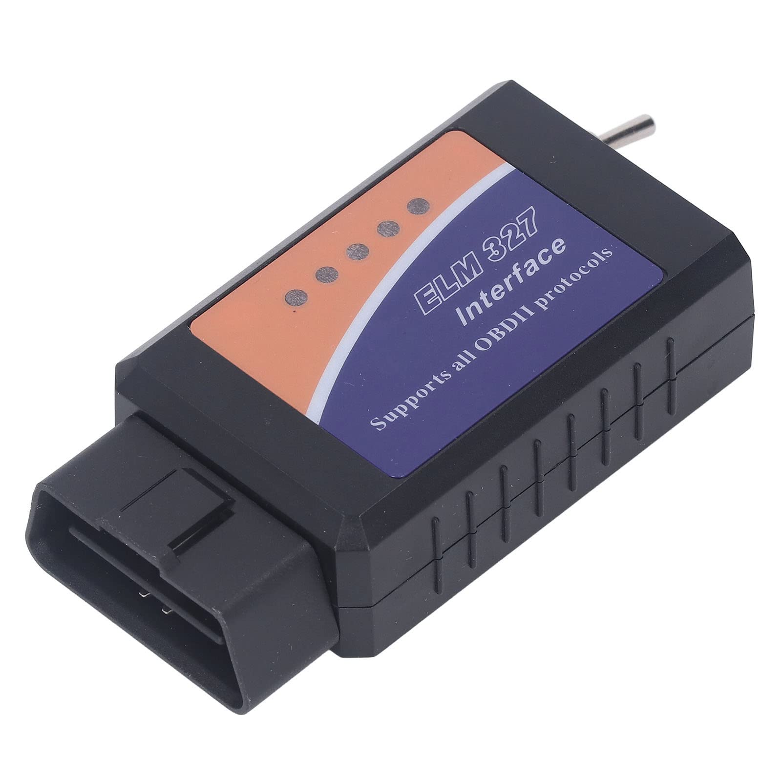 Für ELM327 USB OBD2 Scanner, Multifunktions ABS Kunststoff OBD2 Diagnosewerkzeug Codeleser Fehlerdetektor mit Schalter für FORScan von Raguso