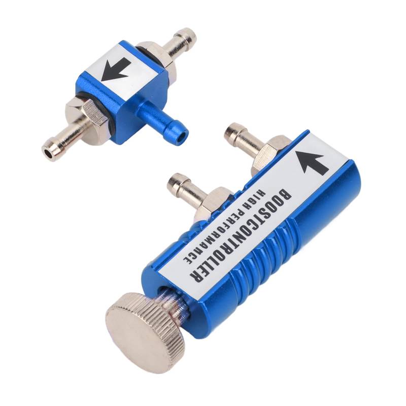 Motor Turbo Boost Kontrollsatz , Aluminiumlegierung , hohe Effizienz , hervorragende Boost Stabilität , 1–30 PSI , einstellbarer manueller Boost Controller für Autos(Blau) von Raguso