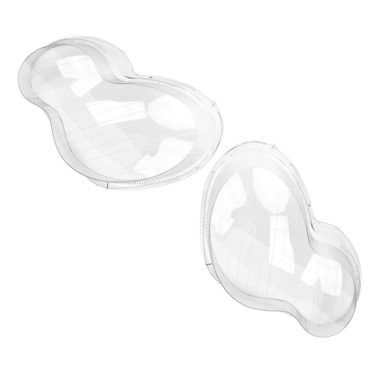 Scheinwerferglas Schutzhülle , Stilvoll und UV beständig , Robuste Transparente Scheinwerferglasabdeckung Vorne Links Rechts für W203 C Klasse von Raguso