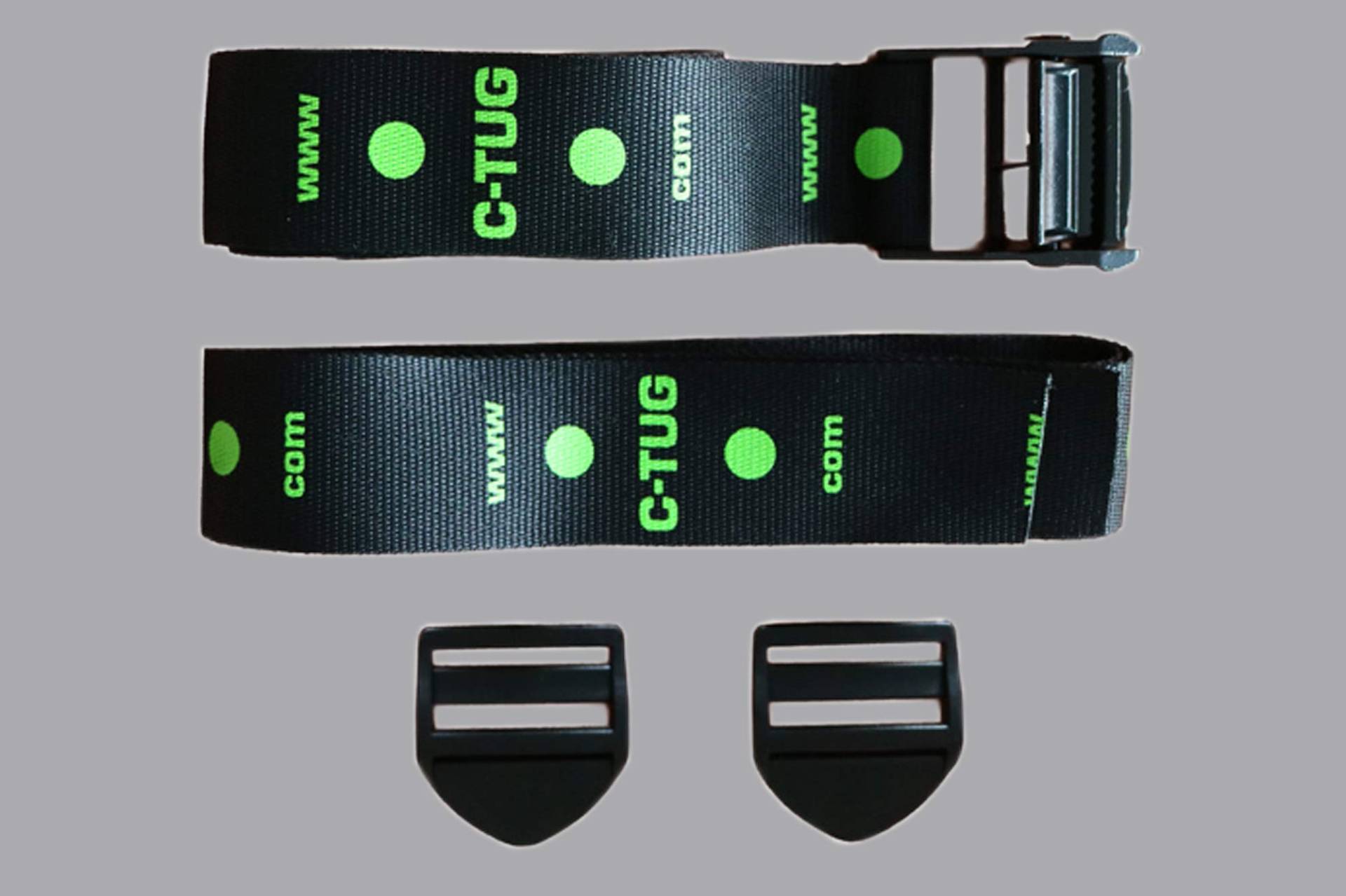 Railblaza C-TUG Strap Kit with Cam Lock Buckle, (2X Gurt 1.2m + 1.6m) CT-1033 von Railblaza