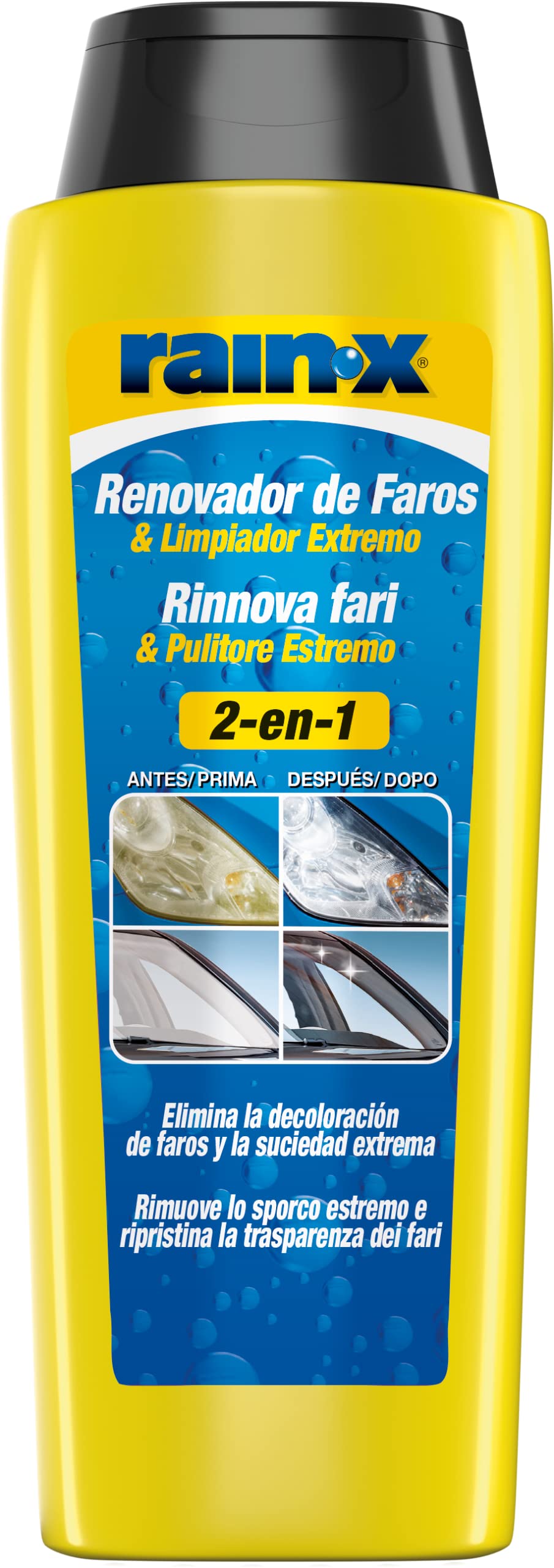 Rain-X 2-in-1 Xtreme-Reiniger und Scheinwerfer-Aufbereitung - 325 ml von Rain-X