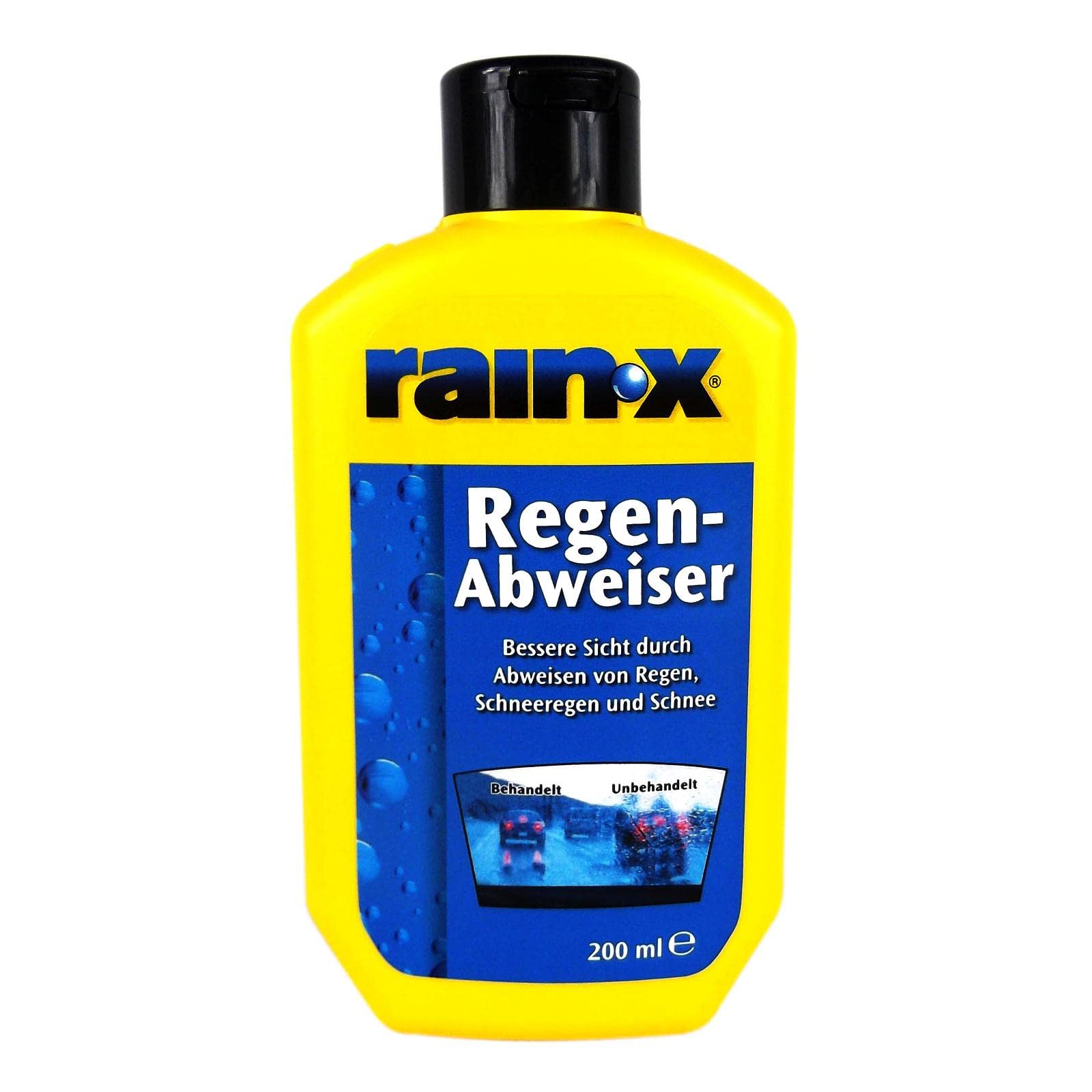 Rain-X Regenabweiser für Windschutzscheiben - verbesserte Sicht bei Regen, Schnee und Graupel - einfache Anwendung für alle Glasflächen - 200ml Rain-X Regenabweiser für Windschutzscheiben - verbesserte Sicht bei Regen, Schnee und Graupel - einfache Anwendung für alle Glasflächen - 200ml von Rain-X