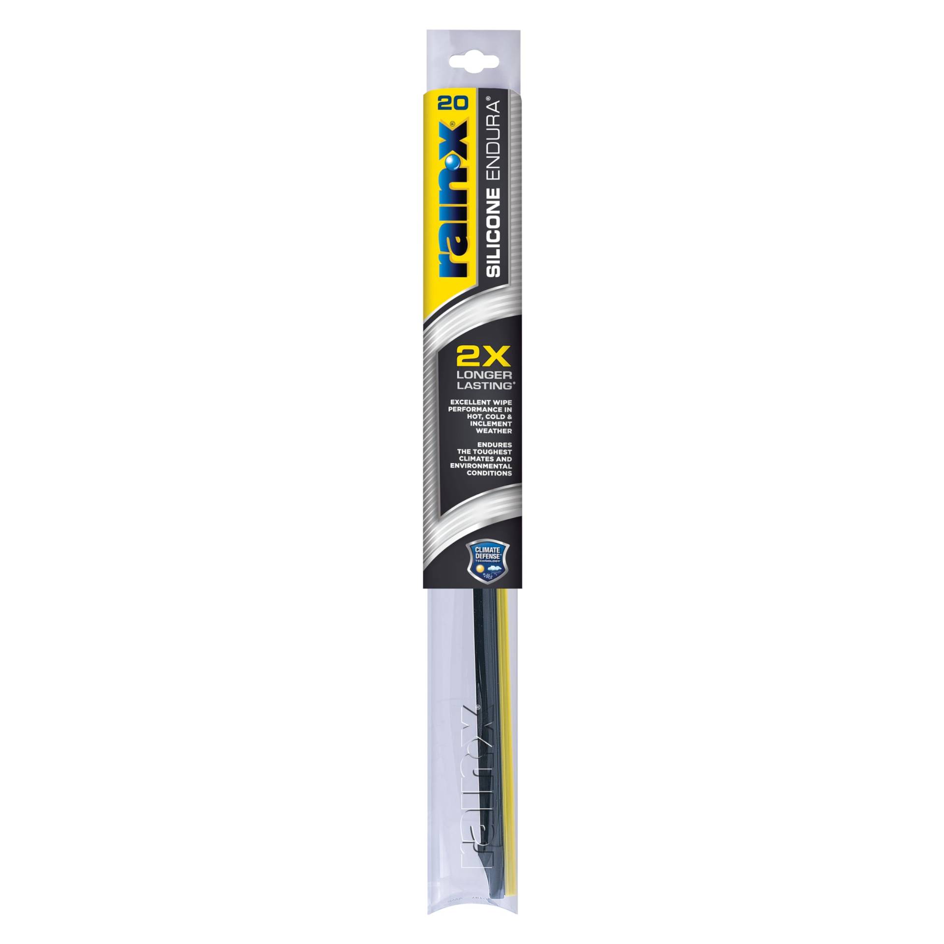 Rain-X 830120 Silikon Endura Wischerblätter, 50,8 cm Scheibenwischer (1 Stück), Auto-Ersatz-Scheibenwischerblätter mit zweimal langlebigem, widerstandsfähigem Silikon-Gummi-Rakel Rain-X 830120 Silikon Endura Wischerblätter, 50,8 cm Scheibenwischer (1 Stück), Auto-Ersatz-Scheibenwischerblätter mit zweimal langlebigem, widerstandsfähigem Silikon-Gummi-Rakel von Rain-X