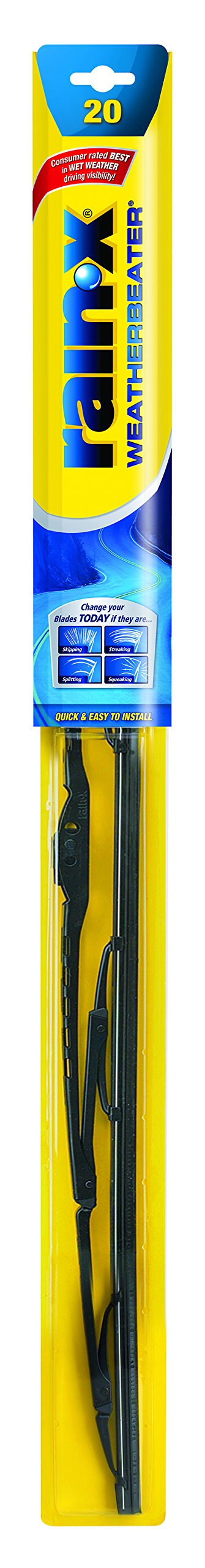 Rain-X RX30220-5PK Weatherbeater Wischerblatt, 50,8 cm Scheibenwischer (5 Stück), Auto-Ersatz-Scheibenwischerblätter, die OEM-Qualität und Haltbarkeitsstandards erfüllen oder übertreffen von Rain-X