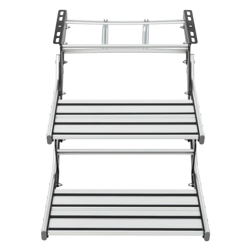 RainWeel Wohnmobiltrittstufen Caravan Manuelles Doppelpedal aus Aluminium Wohnwagen Trittstufe von RainWeel