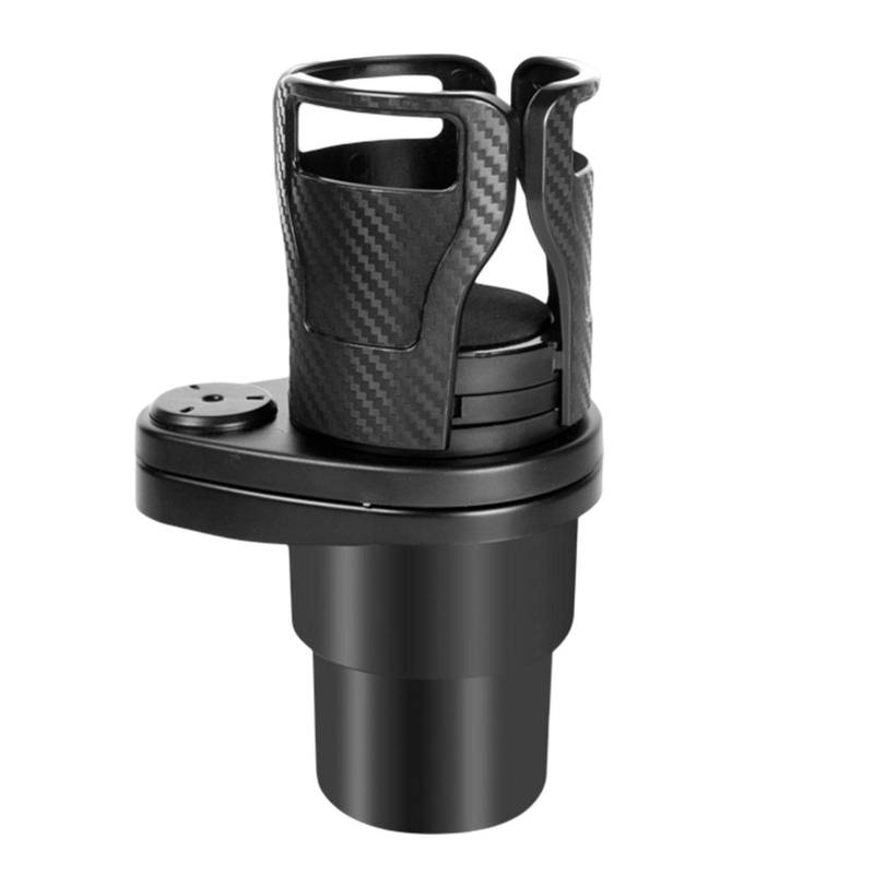 Doppelter Auto Getränkehalter, 2-in-1-Auto-Getränkehalter-Expander, 360° Drehbar Auto Becherhalter, Cupholder Dosenhalter, Universal KFZ Auto Trinkhalter Einstellbar Kaffeebecherhalter, Für Getränke von Rainao
