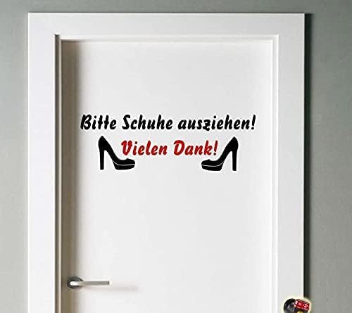 Rakelfix Bitte Schuhe ausziehen Aufkleber ca.20cm für Türen oder als Wandtattoo Schuh Schuhe Aufkleber Rakelfix Bitte Schuhe ausziehen Aufkleber ca.20cm für Türen oder als Wandtattoo Schuh Schuhe Aufkleber von Rakelfix