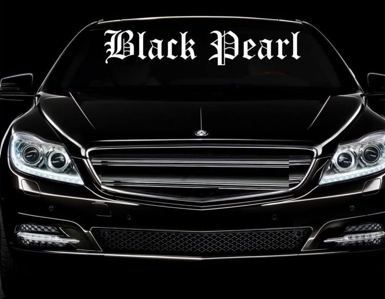 Rakelfix Black Pearl Autoaufkleber Auto Aufkleber Fun Heckscheibe Lack Autoaufkleber von Rakelfix