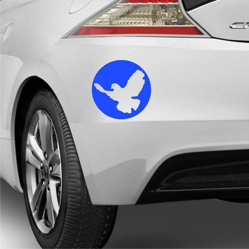 Rakelfix Friedenstaube ca.20cm Frieden Symbol Aufkleber Autoaufkleber Wandtattoo Sticker freigestellt ohen Hintergrund von Rakelfix