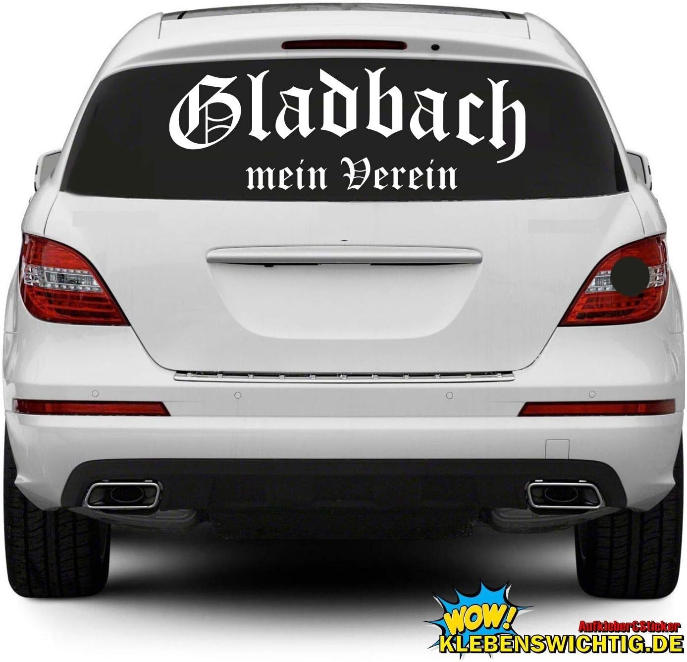 Rakelfix Gladbach Mein Verein 80 cm Aufkleber Fussball Fussbalfan Fan Sticker Autoaufkleber von Rakelfix