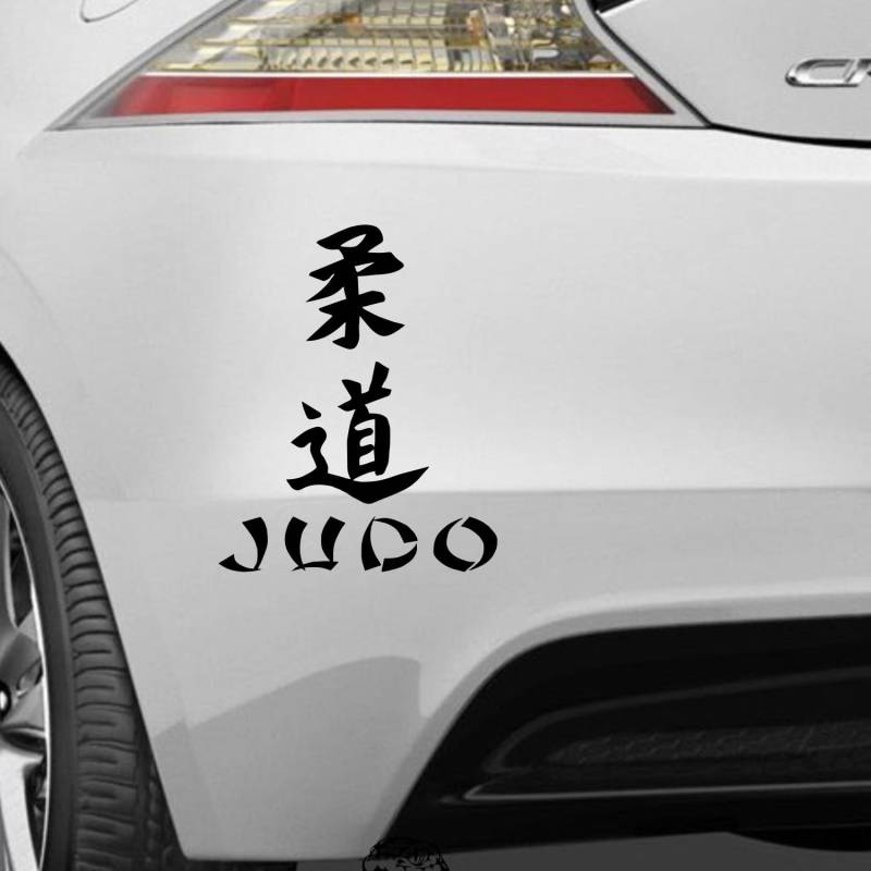 Rakelfix Judo Judoka Symbole Aufkleber Sticker Größe&Farbe wählbar Autoaufkleber Lack Scheibe von Rakelfix