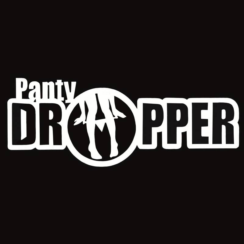 Rakelfix Panty Dropper Aufkleber Größe&Farbe ANPASSBAR Sticker Autoaufkleber Lack Scheibe Wand von Rakelfix