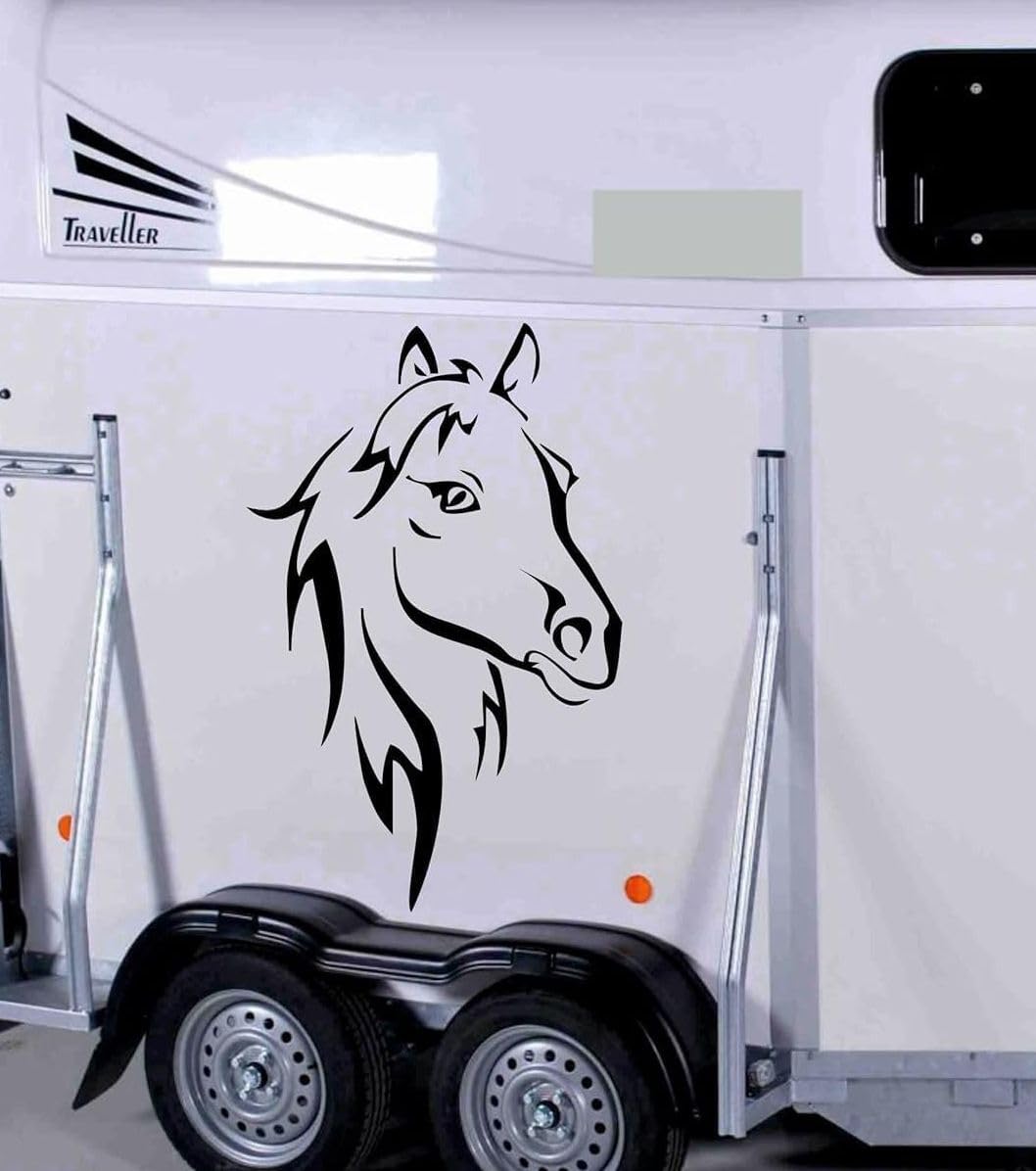 Rakelfix Pferdekopf 60cm Aufkleber Version4 Anhänger Pferd Anhänger Sticker Pferdeliebe Wandtattoo Rakelfix Pferdekopf 60cm Aufkleber Version4 Anhänger Pferd Anhänger Sticker Pferdeliebe Wandtattoo von Rakelfix