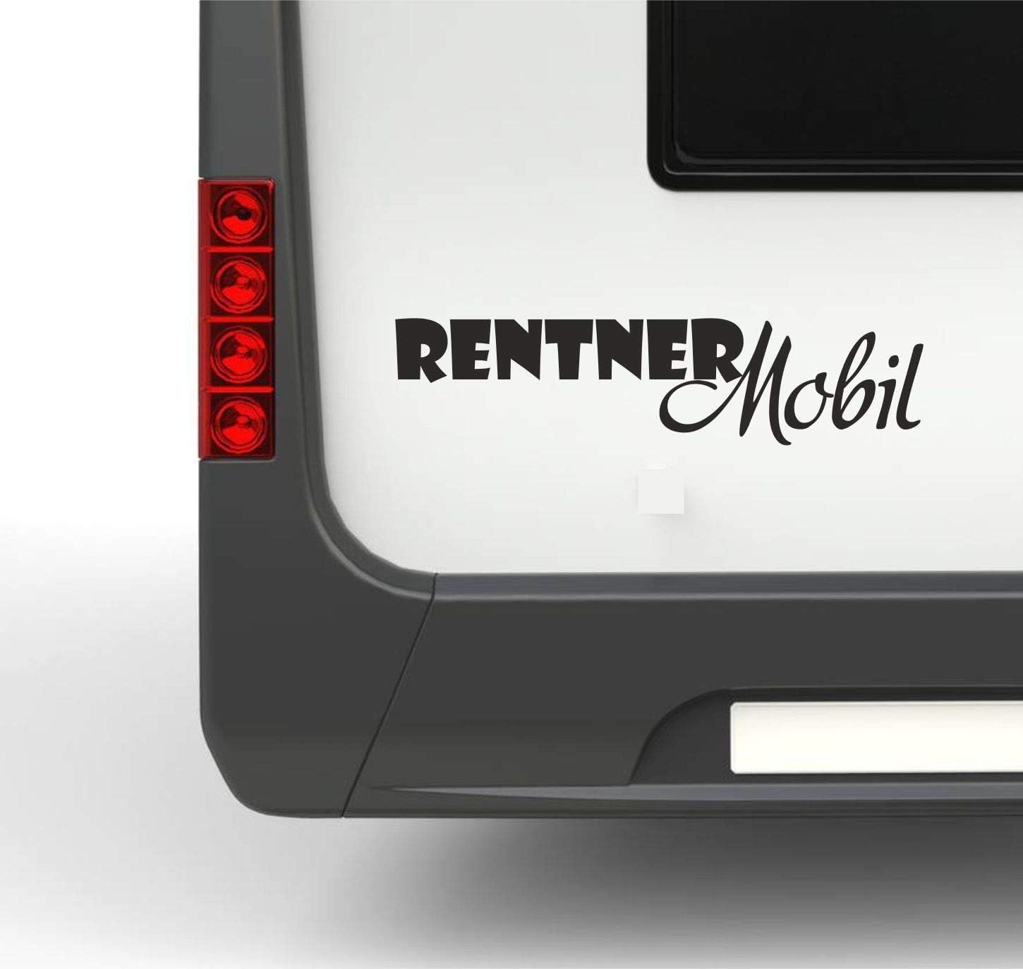 Rakelfix Rentner Mobil ca 35cm Schriftzug Sticker Autoaufkleber Wohnmobil Wohnwagen Aufkleber von Rakelfix