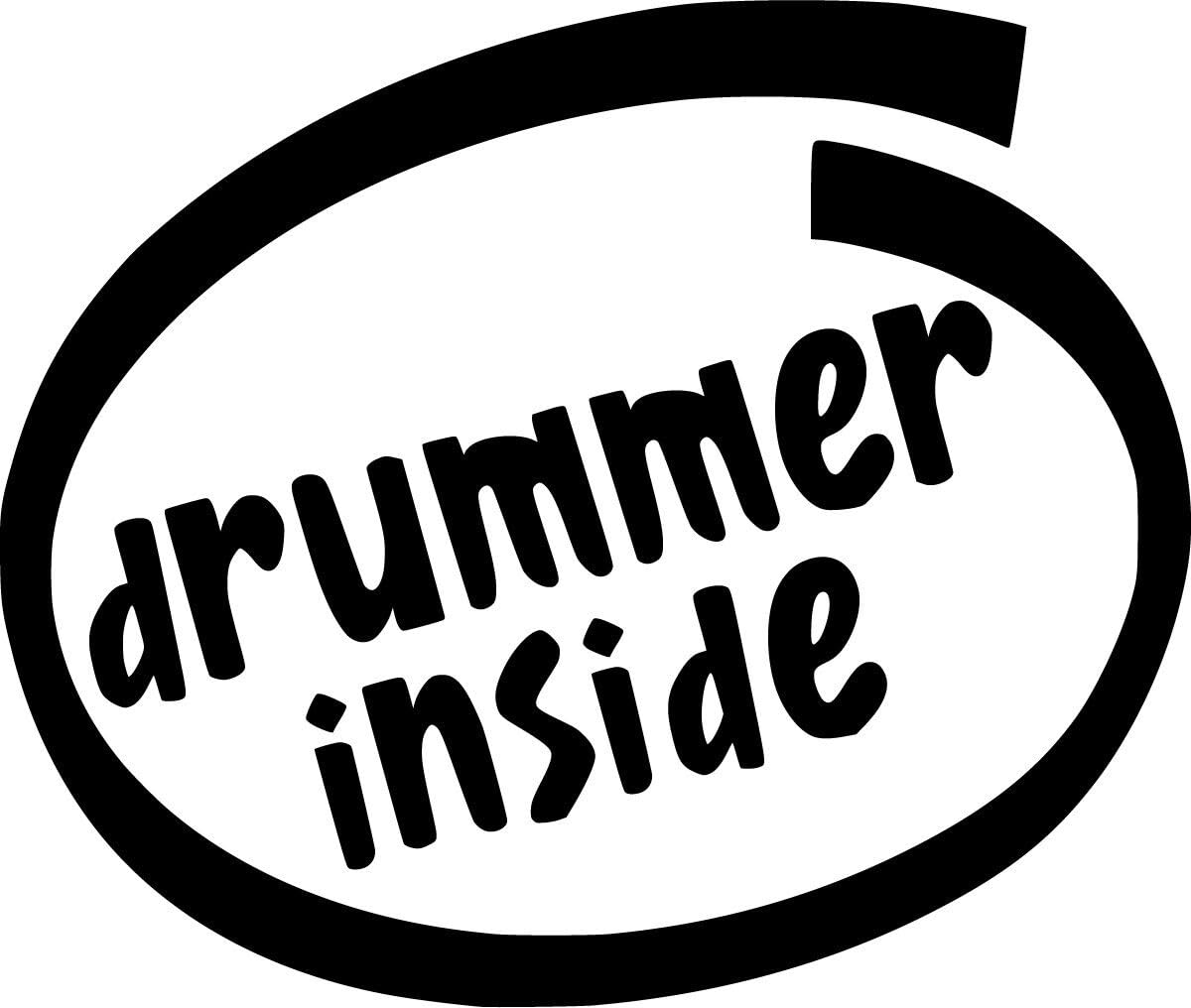 Rakelfix Schlagzeuger Inside Drummer Inside Aufkleber Größe/Farbe ANPASSBAR Sticker Autoaufkleber Rakelfix Schlagzeuger Inside Drummer Inside Aufkleber Größe/Farbe ANPASSBAR Sticker Autoaufkleber von Rakelfix