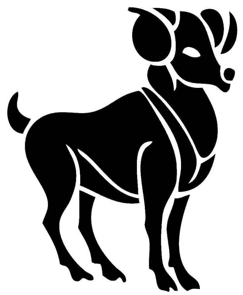 Rakelfix Sternzeichen Widder Aufkleber Größe/Farbe ANPASSBAR Sticker Autoaufkleber von Rakelfix
