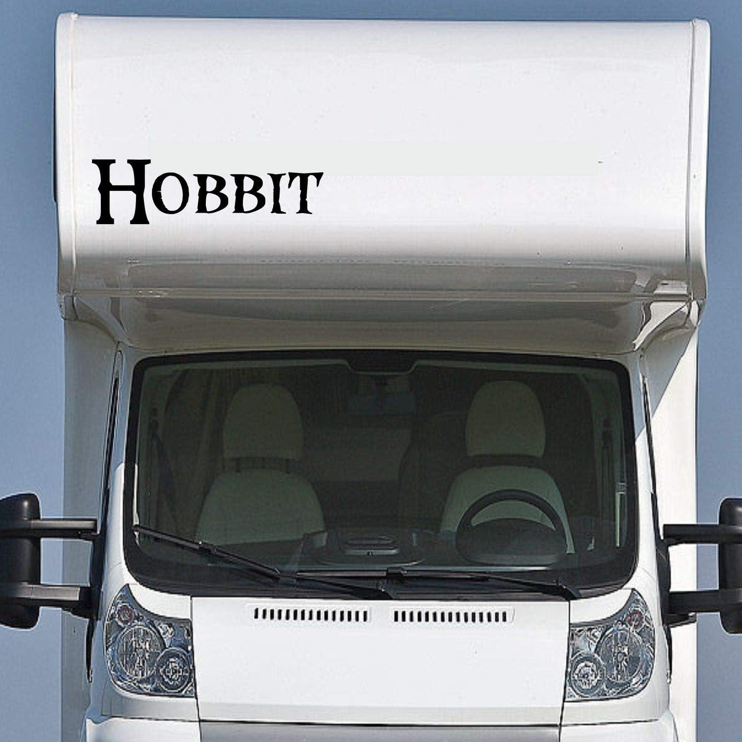 Rakelfix Wohnmobil Wohnwagen Aufkleber Schriftzug Hobbit ca 60cm Typ2 Sticker Camping Urlaub Womi Wowa von Rakelfix