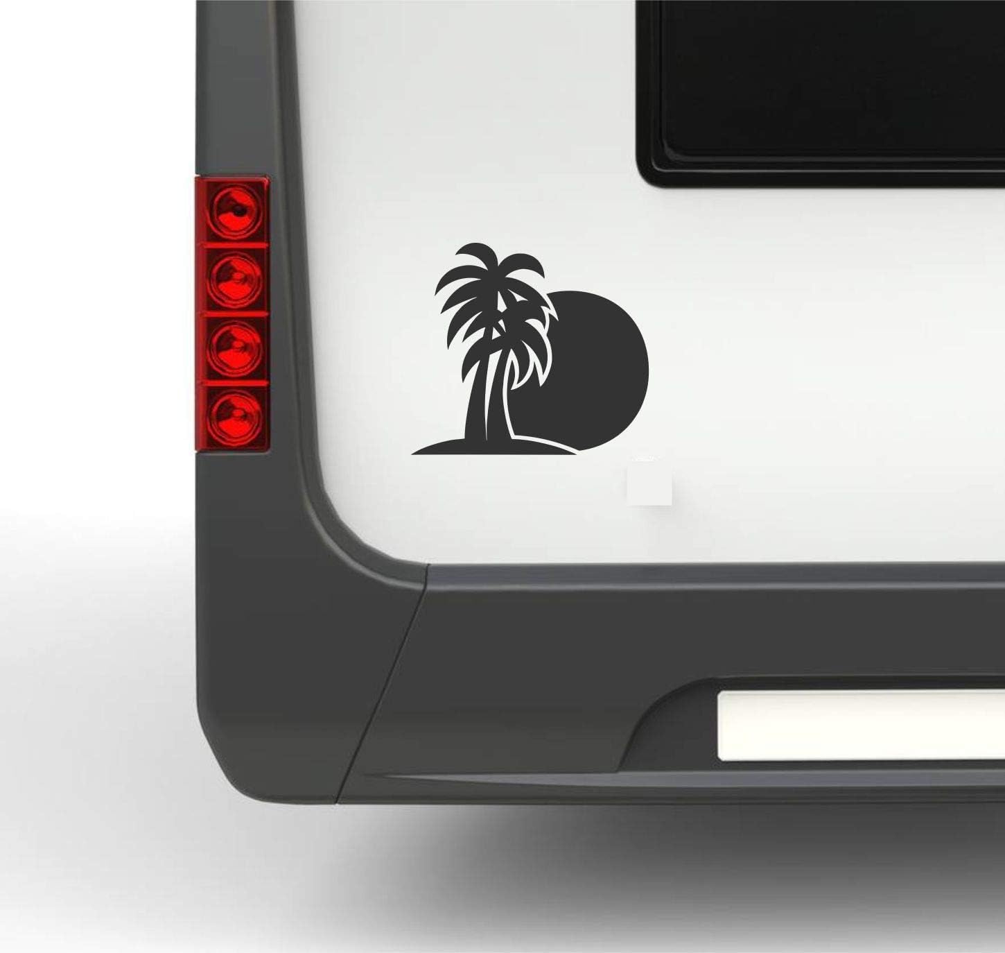 Rakelfix Wohnmobil Wohnwagen Aufkleber Zwei schöne Palmen mit Sonne Strand Beach ca 20cm WOMI WOWA Camping Rakelfix Wohnmobil Wohnwagen Aufkleber Zwei schöne Palmen mit Sonne Strand Beach ca 20cm WOMI WOWA Camping von Rakelfix
