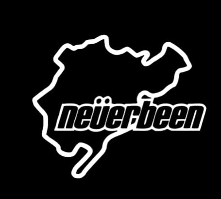 Rakelfix neverbeen nie dagewesen rennschleife Aufkleber Größe/Farbe ANPASSBAR Sticker Autoaufkleber von Rakelfix