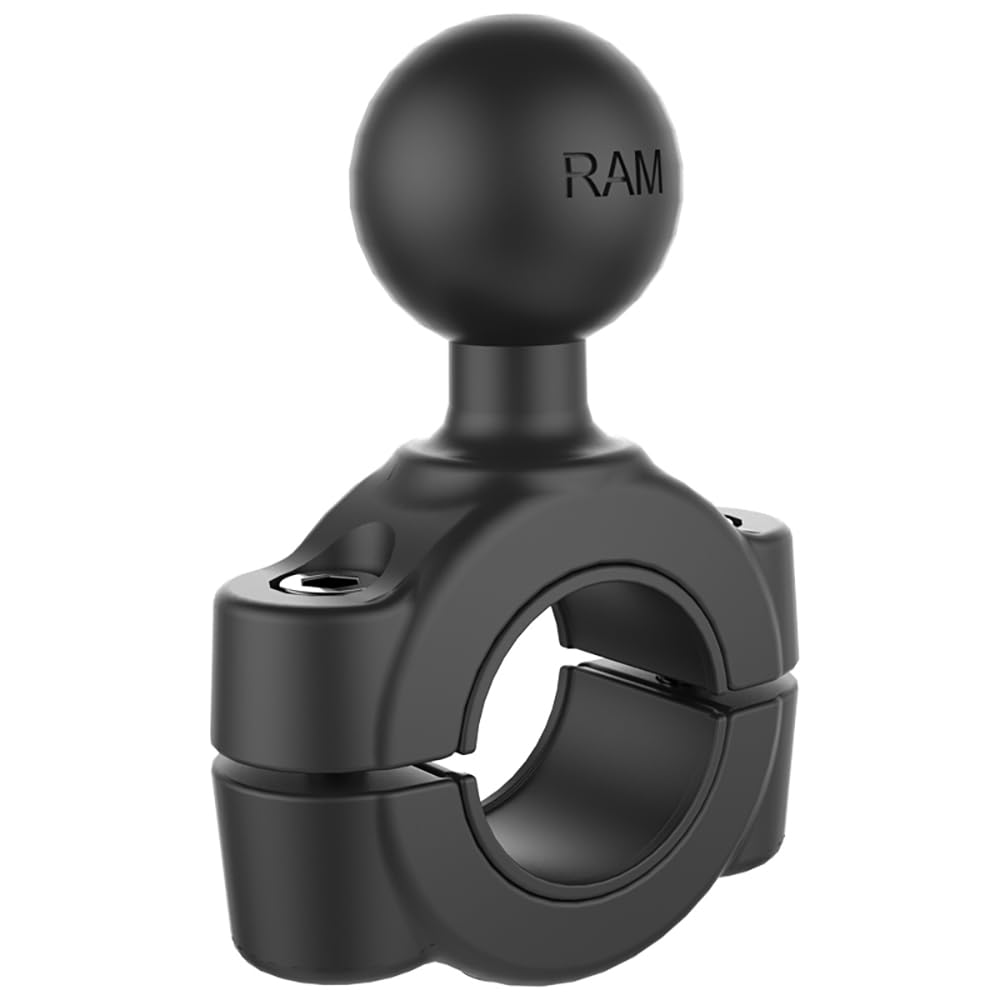 Ram Mount RAM-B-408-75-1U Aluminium Drehmoment Mittel Schienenbasis, Größe B, Schwarz von RAM MOUNTS