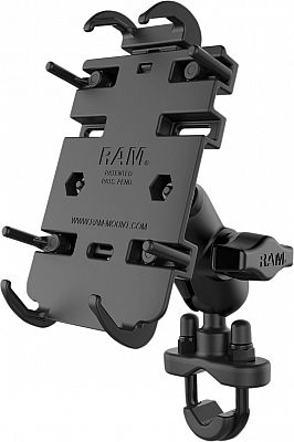 Ram Mount Quick-Grip m. Bügelschraube, Smartphone Halterung - Schwarz Ram Mount Quick-Grip m. Bügelschraube, Smartphone Halterung - Schwarz von Ram Mount