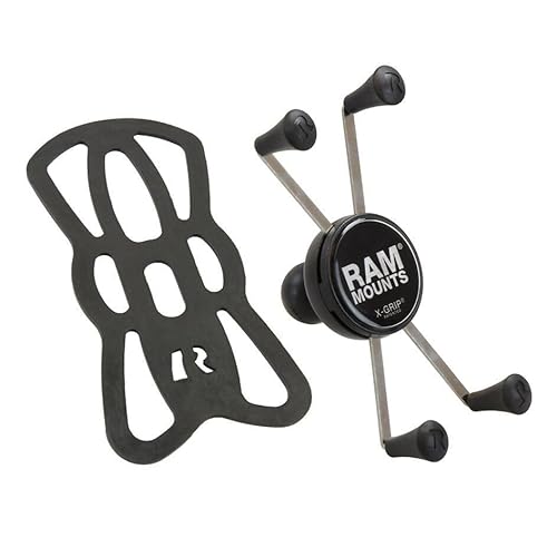 Ram Mounts Motorrad-Navigationsgeräthalterung X-Grip® Universalhalter für Smartphones groß RAM-HOL-UN10BU, Unisex, Multipurpose, Ganzjährig, schwarz von RAM MOUNTS