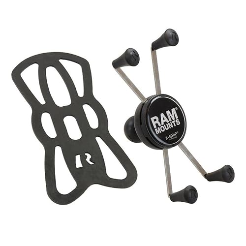 Ram Mounts Motorrad-Navigationsgeräthalterung X-Grip® Universalhalter für Smartphones groß RAM-HOL-UN10BU, Unisex, Multipurpose, Ganzjährig, schwarz von RAM MOUNTS