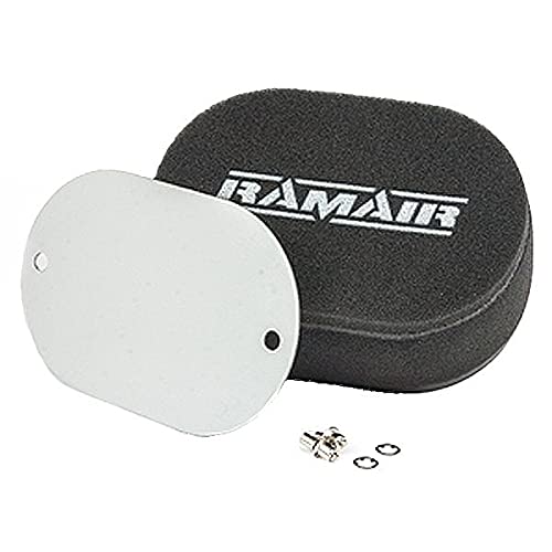 RAMAIR Vergaser-Luftfilter zum Anschrauben mit leerer Grundplatte, 25 mm Innenhöhe von Ramair Filters