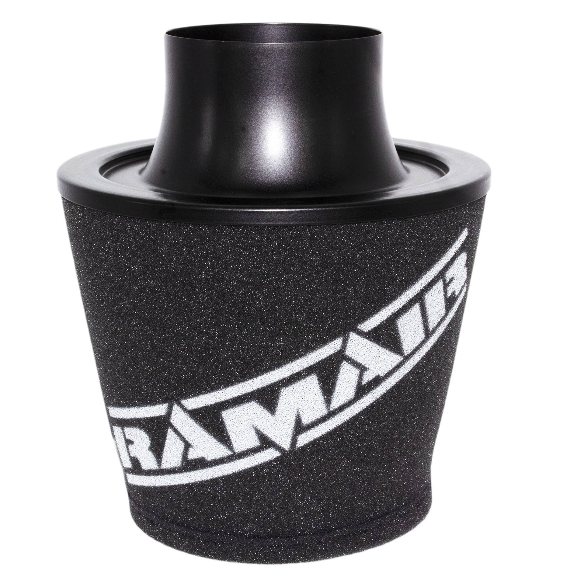 ramair Filter js-109-bk Großer Universal-Luftfilter mit Legierung Hals, Schwarz, 100 mm von Ramair Filters