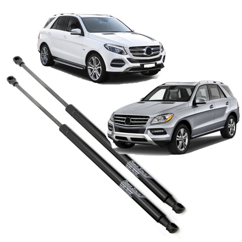Ramor Strutz 2x Gasfeder Dämpfer Heckklappe Kompatibel mit Mercedes ML and GLE (W166) 2011-2019. Gasdruckfeder Heckklappendämpfer Ersatz für 1669801964 und Andere. von Ramor Strutz