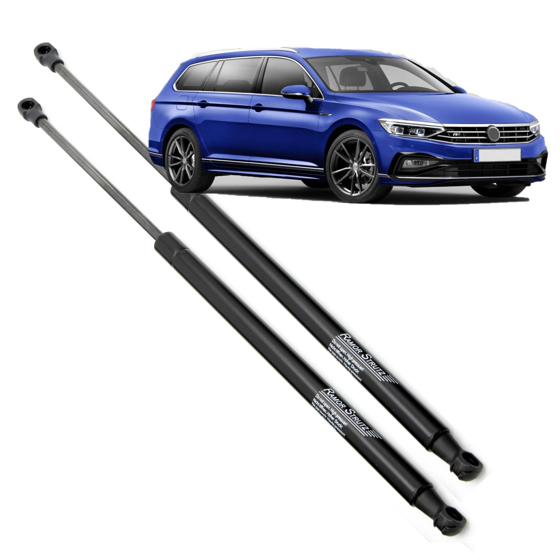 Ramor Strutz 2x Gasfeder Dämpfer Heckklappe Kompatibel mit VW Passat B Variant 2015-2023. Gasdruckfeder Heckklappendämpfer Ersatz für 3G9827550 und Andere. Ramor Strutz 2x Gasfeder Dämpfer Heckklappe Kompatibel mit VW Passat B Variant 2015-2023. Gasdruckfeder Heckklappendämpfer Ersatz für 3G9827550 und Andere. von Ramor Strutz