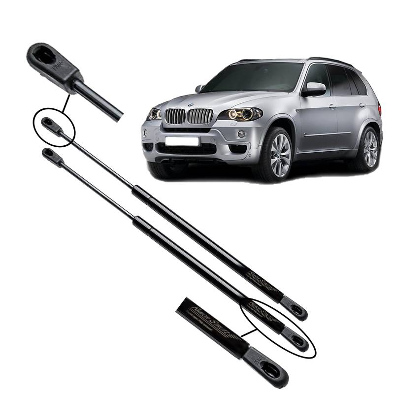 Ramor Strutz 2x Gasfeder Dämpfer Heckklappe Kompatibel mit BMW X5 E70 2006-2013. Gasdruckfeder Heckklappendämpfer Ersatz für 51247294199 und Andere. von Ramor Strutz