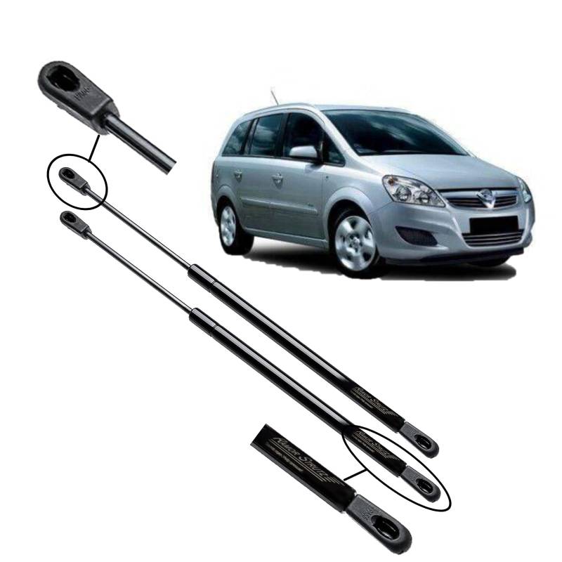 Ramor Strutz 2x Gasfeder Dämpfer Heckklappe Kompatibel mit Renault Zafira B 2005-2014. Gasdruckfeder Heckklappendämpfer Ersatz für 132749 und Andere. von Ramor Strutz
