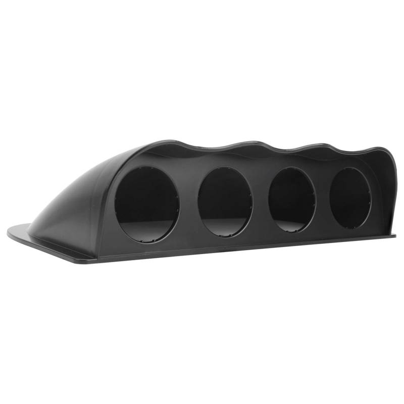 52 mm/2 Zoll 4-Loch-Instrumentenhalter, Universal-Vierfach-Armaturenbrett-Abdeckungsleiste, schwarz von Rankomu