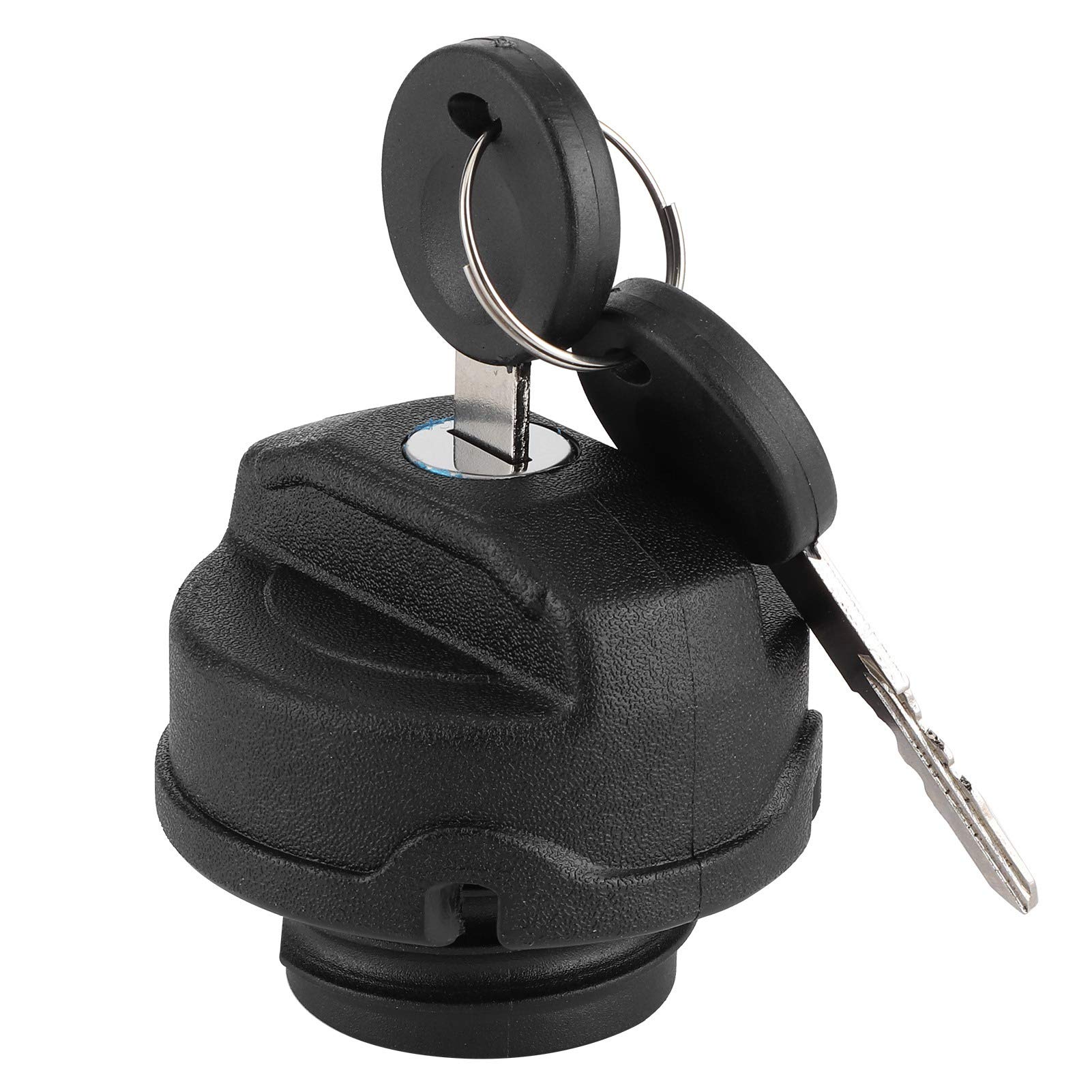 Abschließbarer Tankdeckel, abschließbarer Tankdeckel für Käfer/Polo/Caddy mit 2 Schlüsseln, Tankdeckel, schwarzer ABS-Benzinverschlussdeckel Abschließbarer Tankdeckel, abschließbarer Tankdeckel für Käfer/Polo/Caddy mit 2 Schlüsseln, Tankdeckel, schwarzer ABS-Benzinverschlussdeckel von Rankomu
