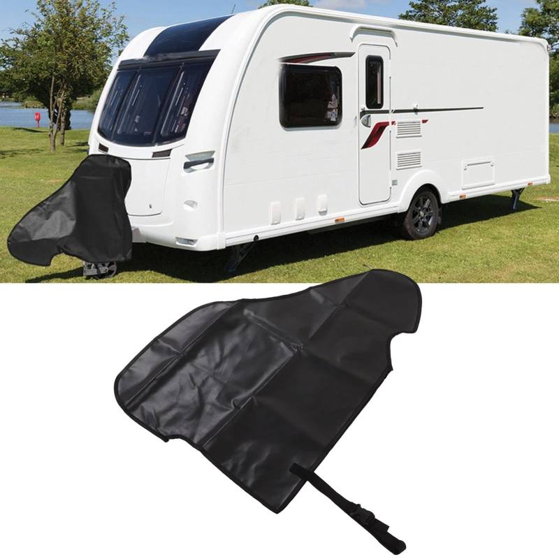 Anhängerkupplungsabdeckung, Wohnwagen-Anhängerkupplungsabdeckung, Wasserdicht, Staubdicht, Sonnenbeständig, PVC, Wohnmobil-Anhängerkupplungs-Schutzhülle Mit Schnalle, Für Auto, Wohnmobile, Wohnmobile von Rankomu