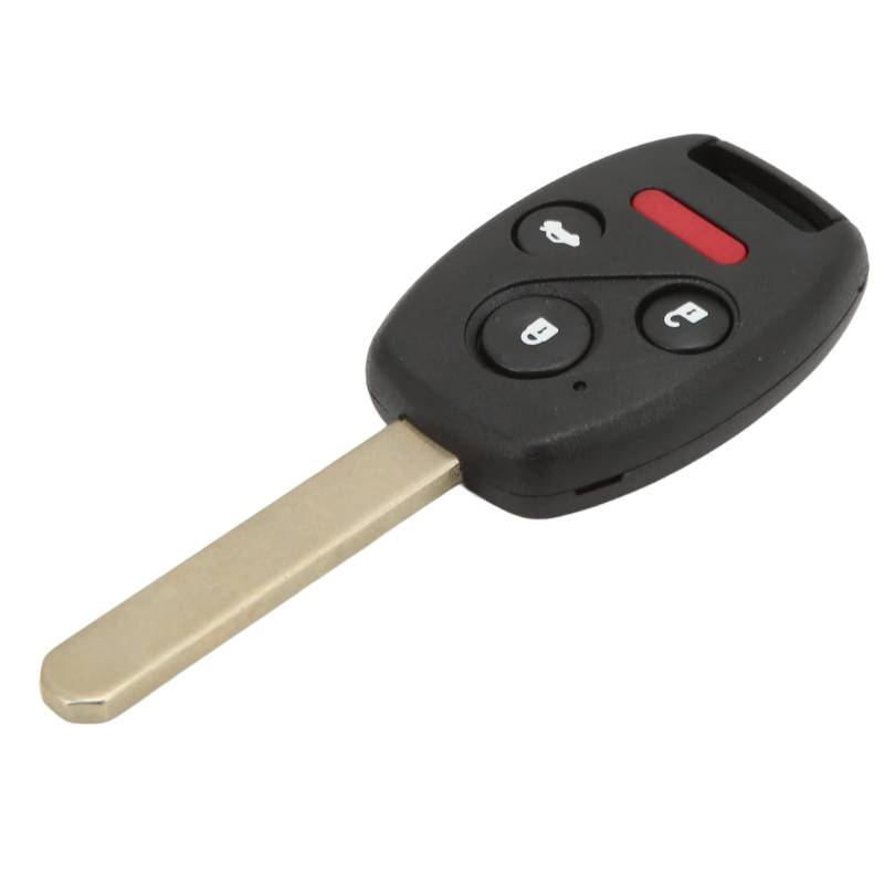 Rankomu 4 Tasten Autoschlüssel mit Chip 313,8 MHz MLBHLIK1T Kunststoff Schwarz Ersatz für Accord Coupe 08-12 Auto-Fernschlüssel Ligent Key von Rankomu
