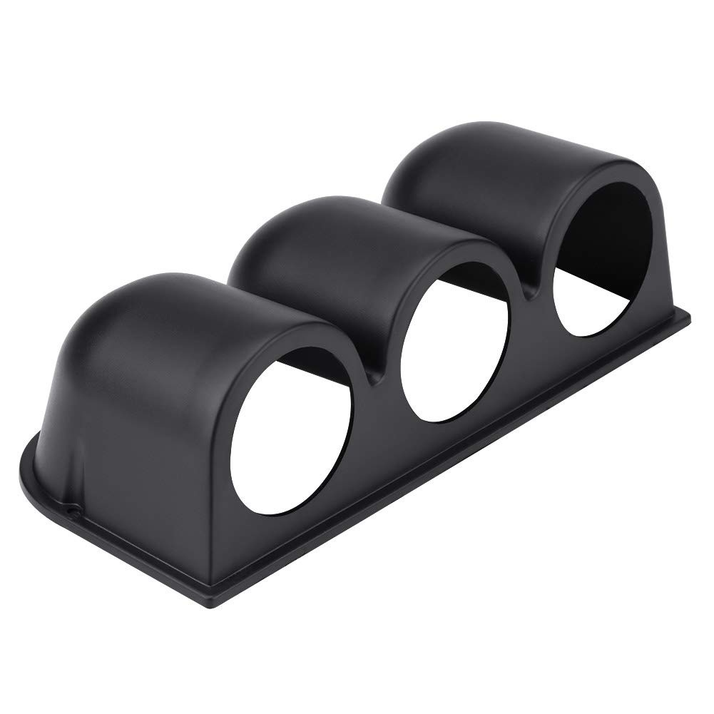 Rankomu Universelle 52 mm/2" 3-Loch-Instrumentenhalterung, Schwarze Dreifach-Instrumententafel-Halterung für Instrumententafel-Abdeckung Rankomu Universelle 52 mm/2" 3-Loch-Instrumentenhalterung, Schwarze Dreifach-Instrumententafel-Halterung für Instrumententafel-Abdeckung von Rankomu